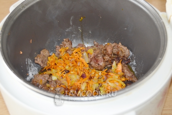 Положить к печенке зажарку