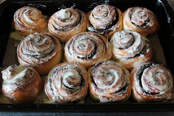 Булочки синнабон с шоколадом