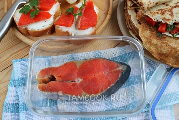 Рецепт соления красной рыбы