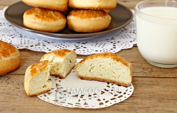 Рецепт коржиков на кефире в духовке