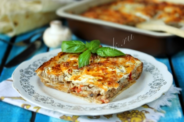 Рецепт ленивой лазаньи с лавашом