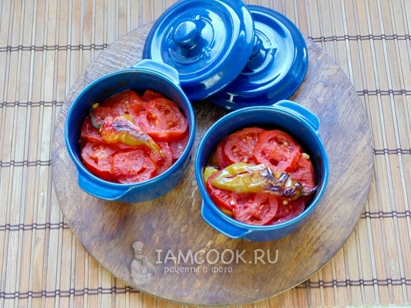 Запечь овощи с сыром