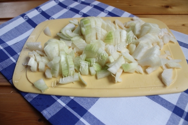 Лук рубленный