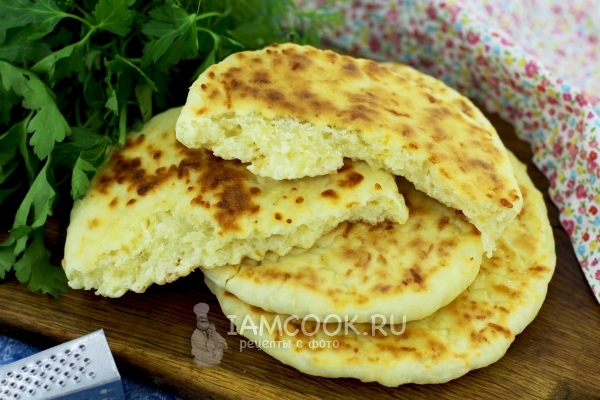 Фото быстрых сырных лепешек