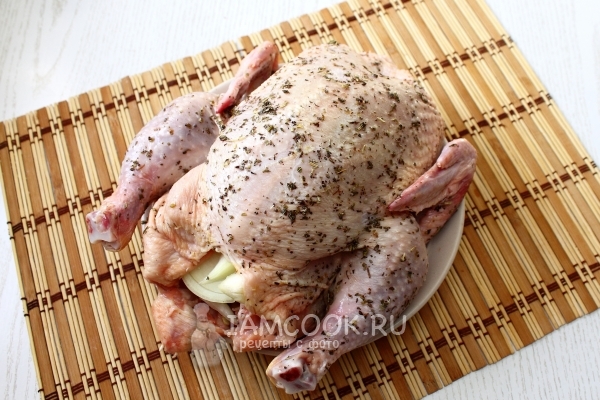 Фаршированная курица