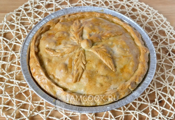 Рецепт курника с курицей и картошкой