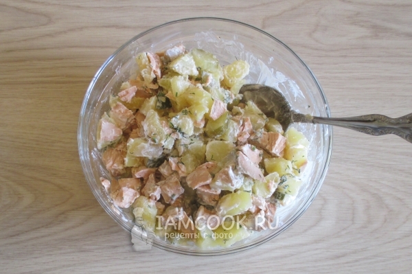 Размешать салат