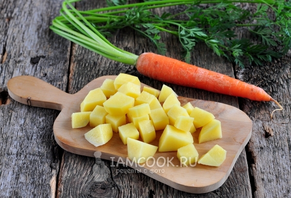 Порезать картофель