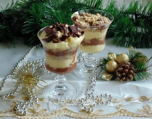 Ванильно шоколадный десерт