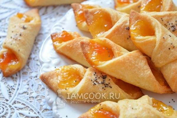 Печенье минутка с повидлом