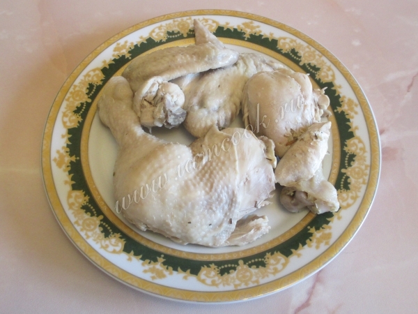 Курица отварная