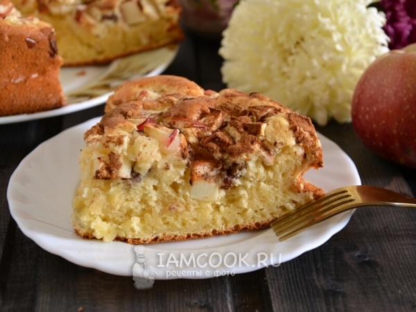 Фото «Осеннего» яблочного пирога