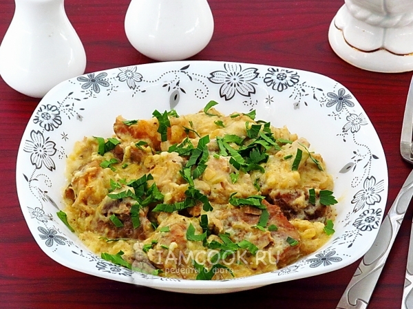 Фото жаркого по-купечески в горшочках