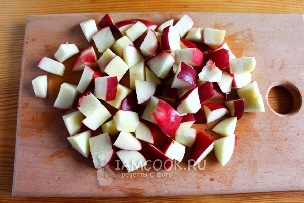 Порезать яблоки