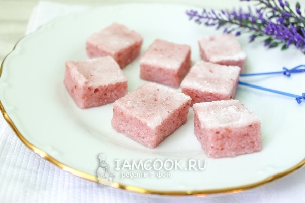 Фото клубничного зефира