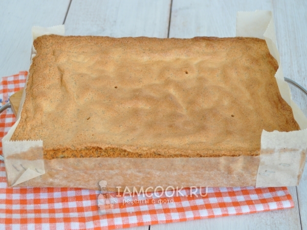 Рецепт бисквита с маком