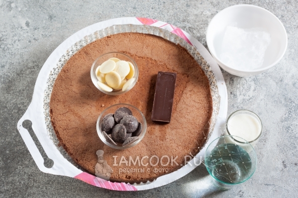 Ингредиенты для торта «Три шоколада»