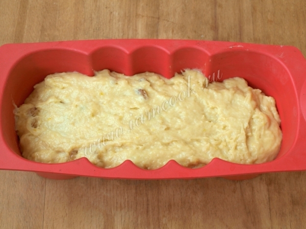 Тесто для самого простого кекса в форме