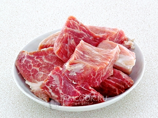 Порезать мясо