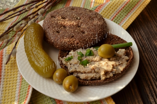 Рецепт овощного паштета из фасоли