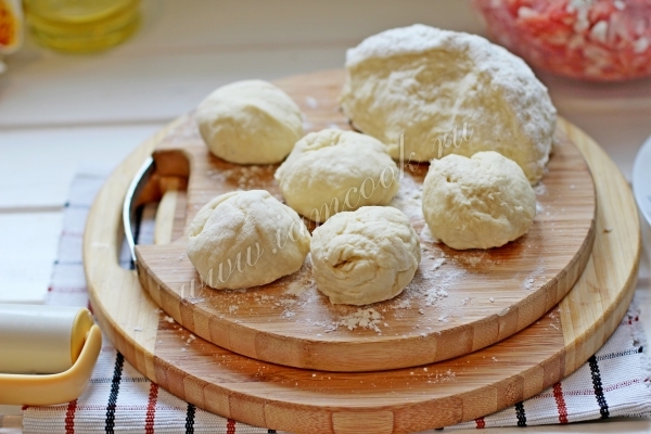 Тесто разделить