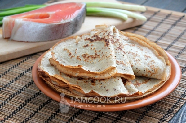 Рецепт гречневых блинов из зеленой гречки