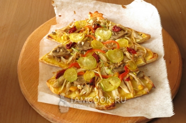 Запечь пиццу