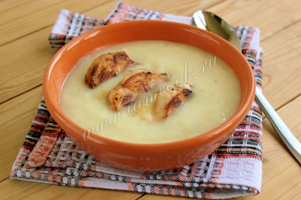 Рецепт супа пюре из спаржи с курицей