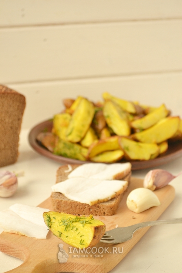 Рецепт картошки по деревенски в духовке