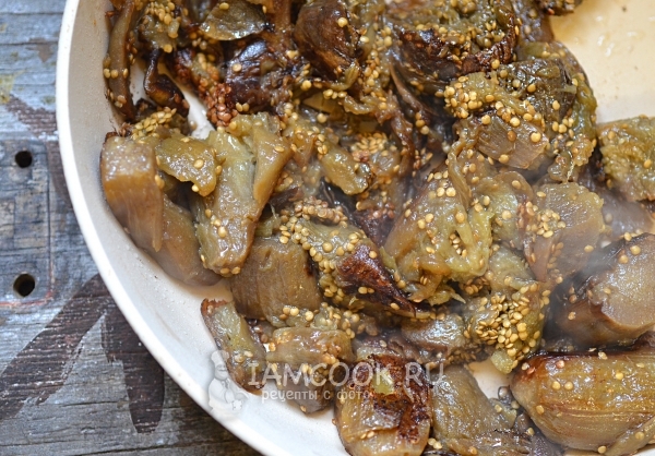 Обжарка баклажанов