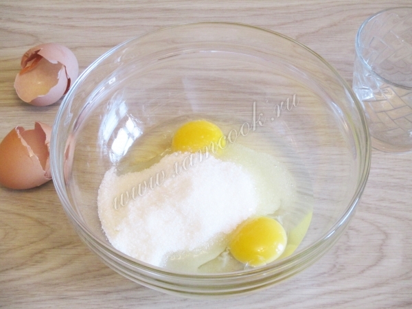 Яйца с сахаром