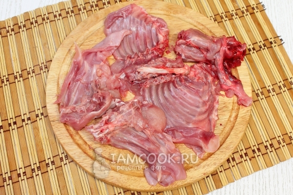 Разделить ребра на куски