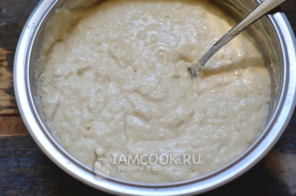 Размешать тесто