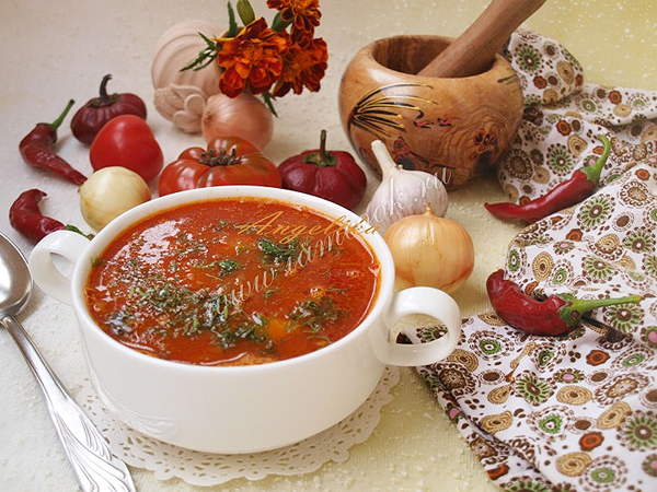 Суп с мясным фаршем