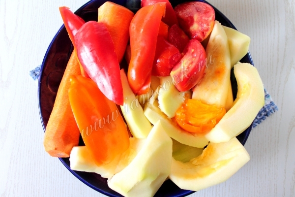 Овощи для аджики