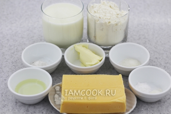 Ингредиенты для сырных лепешек