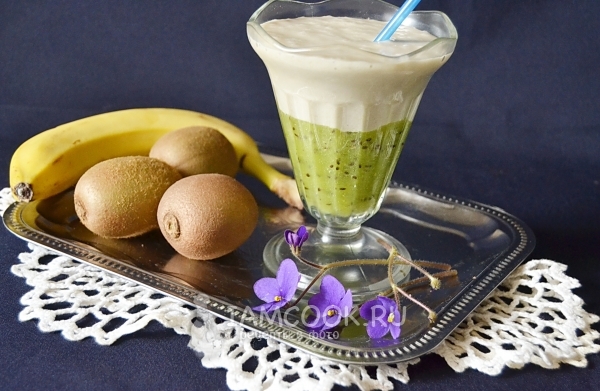 Рецепт смузи с киви и бананом