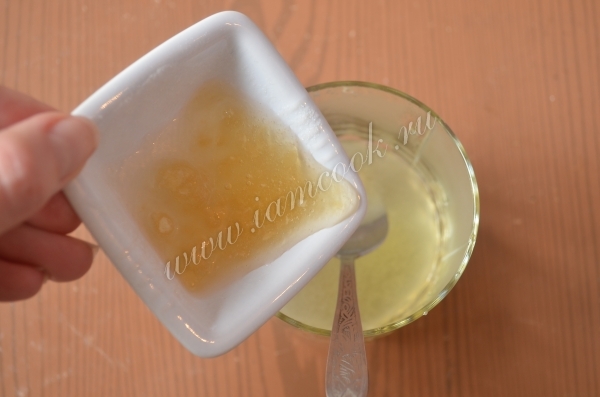 Желатин с медом