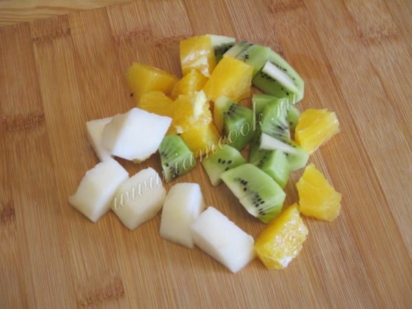 Киви и апельсин