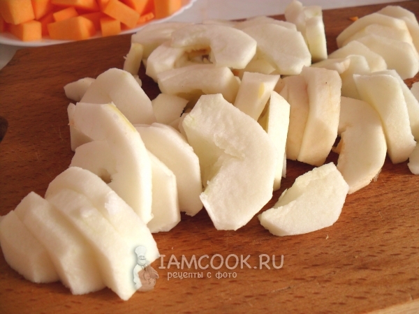 Порезать яблоки