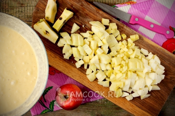 Порезать яблоки
