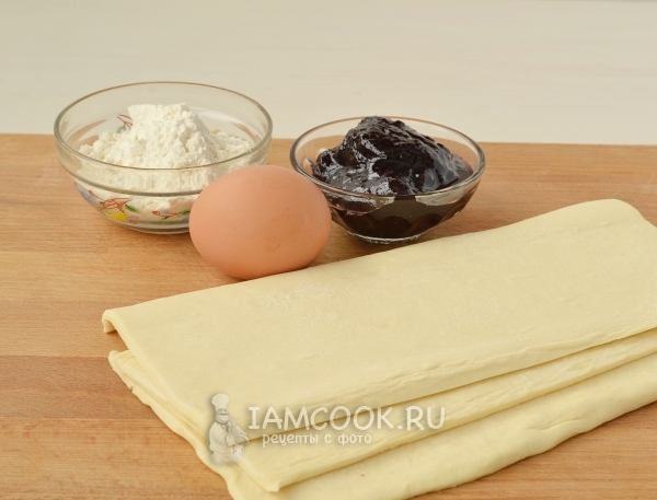 Ингредиенты для французских круассанов