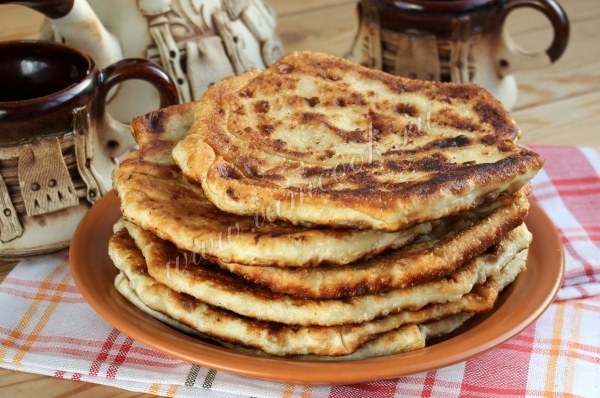 Плацинды с творогом