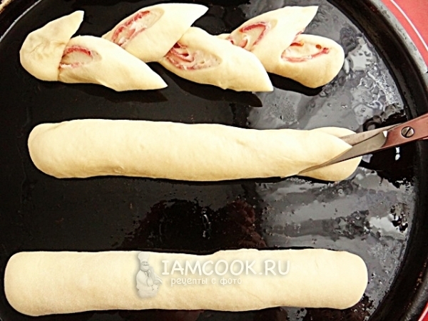 Сделать на тесте надрезы