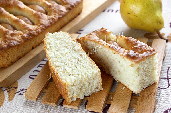 Кекс с грушей
