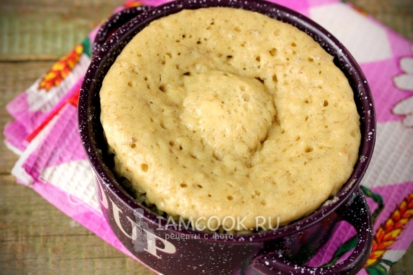 Рецепт бананового пудинга в микроволновке