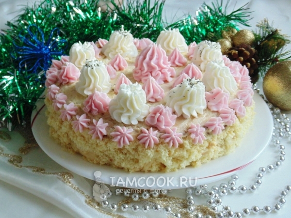 Украсить торт кремом