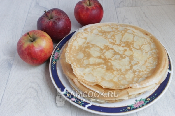 Ингредиенты для блинного террина