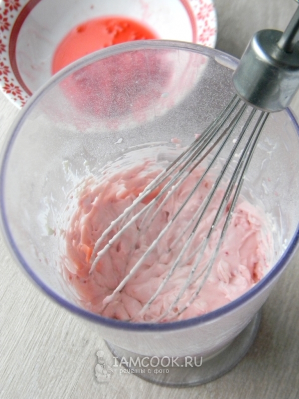 Добавить малину в крем