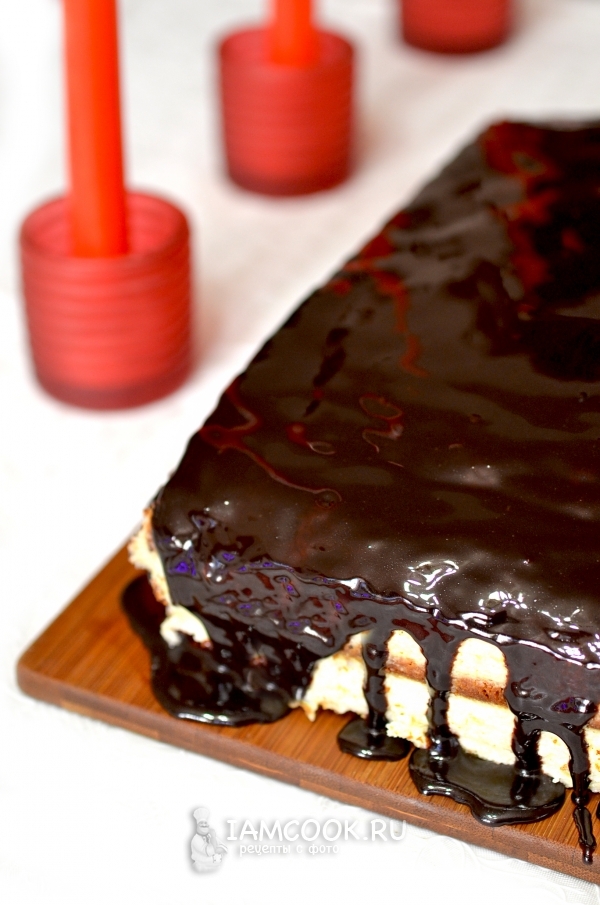 Рецепт глянцевой шоколадной глазури